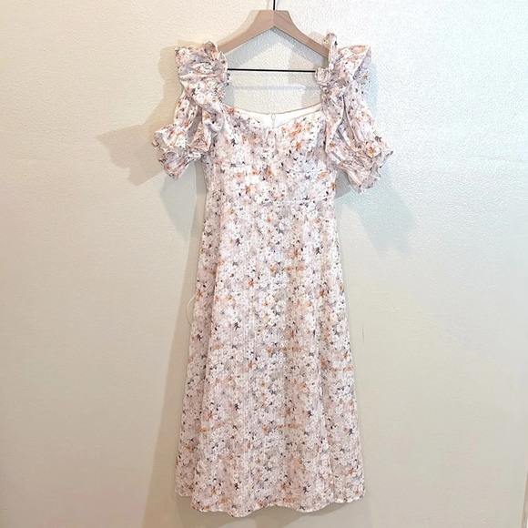 Sincethen Floral Muse Midi Dress size medium - Picture 4 of 9